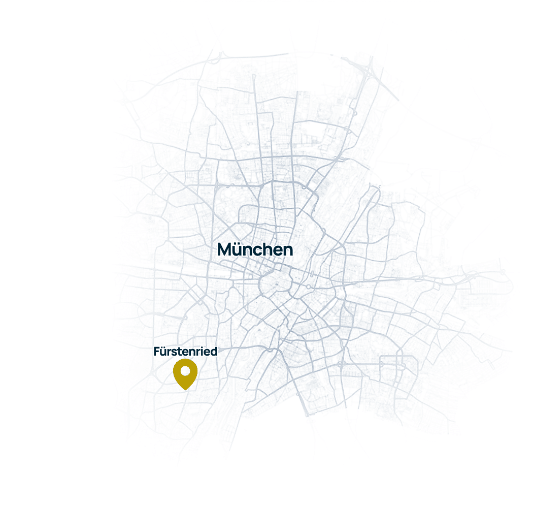 Karte zur Lage der SchmerzWerkstatt München im Gesundheitszentrum Fürstenried.